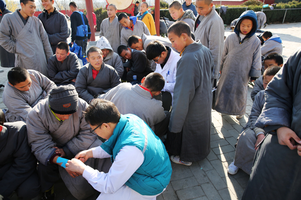 我院为少林武僧弟子功夫院武林大会保驾护航