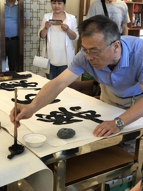 中国楹联学会中南书画院郑州美术家协会写生基地入驻我院康复中心阳城养生苑